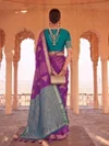 Sagarika By Ast Rich Silk Blend Zari Weaving Border Saree